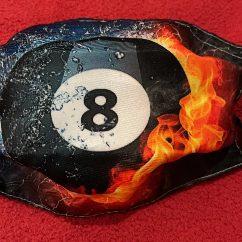 6/$20 New Magic 8 ball face mask